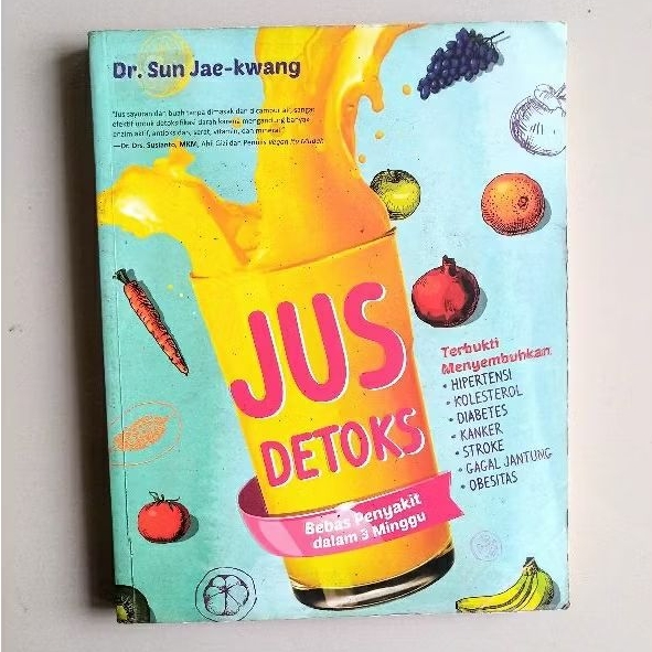 (Preloved) Jus Detoks - Dr. Sun Jae-kwang. Original Bekas