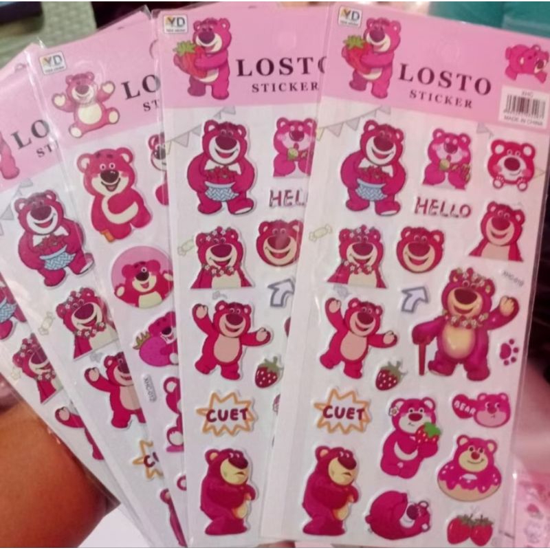 

Stiker Timbul Lotso Sanrio 3D Kawaii SANRIO Sticker Timbul My Melody Cinnamoroll Kuromi Hello Kitty