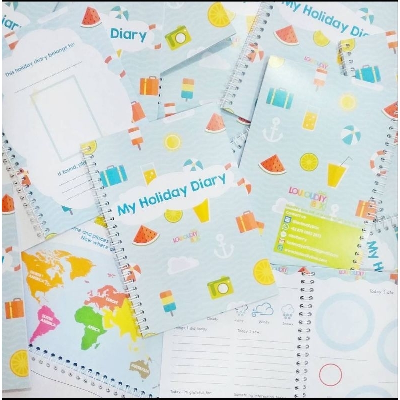 

Holiday Diary Journal / Jurnal Liburan Anak - Holiday MUST-HAVES