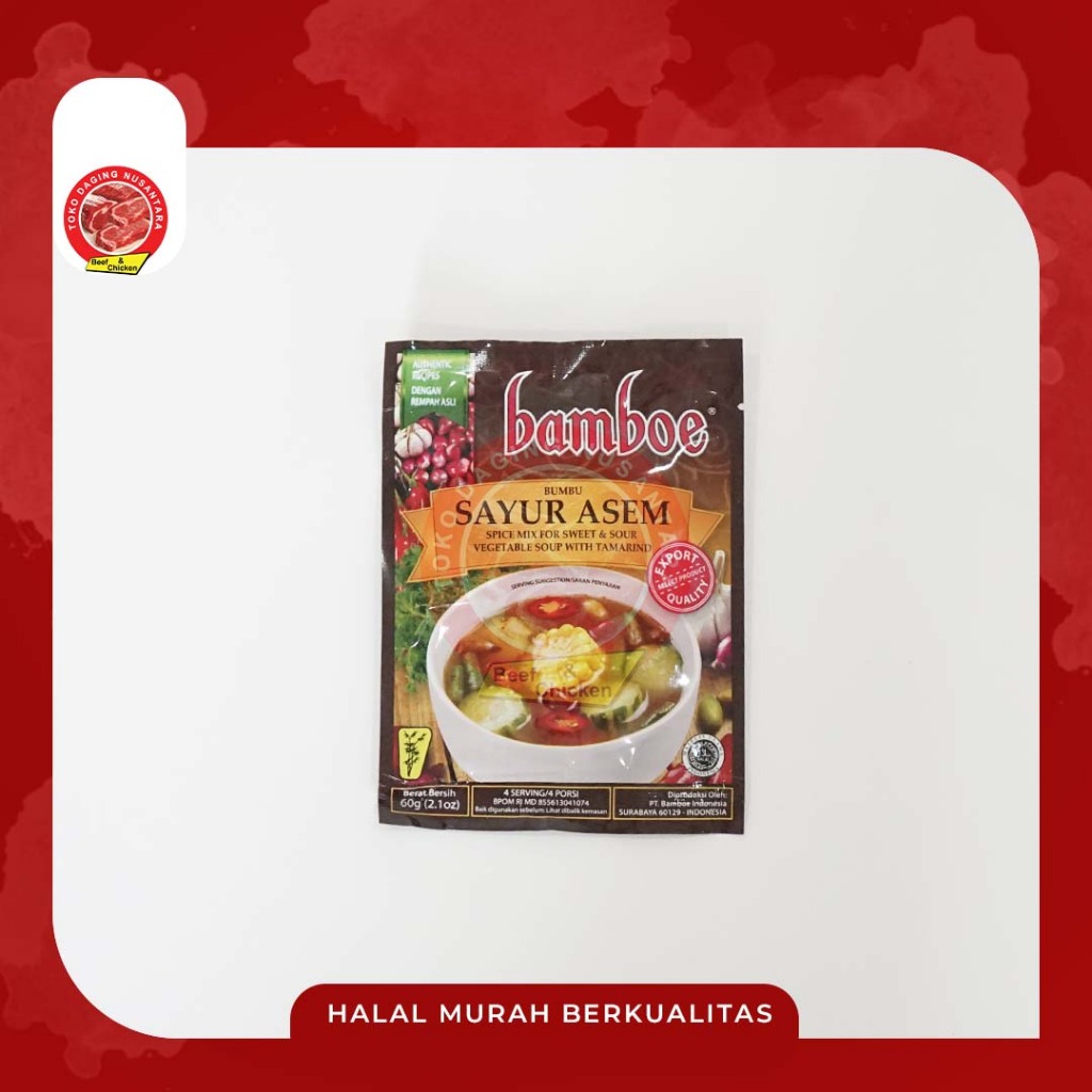 

BAMBOE BUMBU SAYUR ASEM 60GR