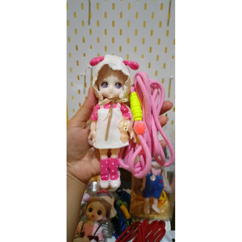 Phone Clip Holder Boneka Barbie Boneka Yuna Korea Viral Gantungan Handphone Strap Phone