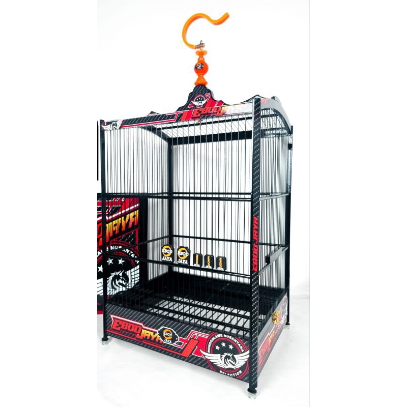 SANGKAR KANDANG EBOD JAYA KOTAK DEKAL RUJI FIBER NO 2 RONGGOLAWE