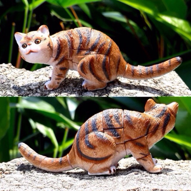 PUZZLE 4D MINIATUR KUCING MAINAN EDUKASI ANIMAL