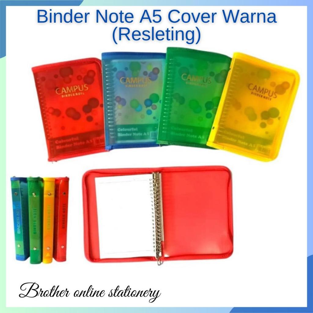 

BOS Binder Note Cover Plastik Warna A5 Campus/ Ring Besi/ Book Spiral