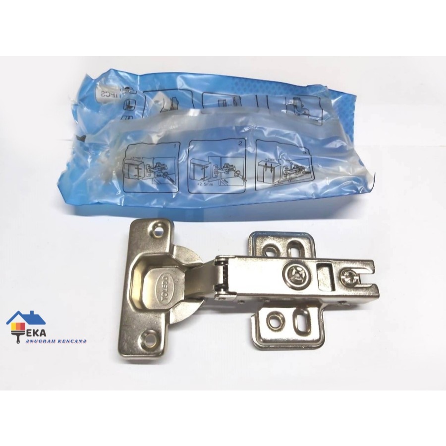 Engsel sendok Toledo Hidrolik Lurus (harga per pcs) / Engsel Lemari Berkualitas EAK
