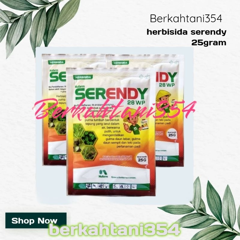 Herbisida serendy 25gram obat gulma padi serendi 25gram