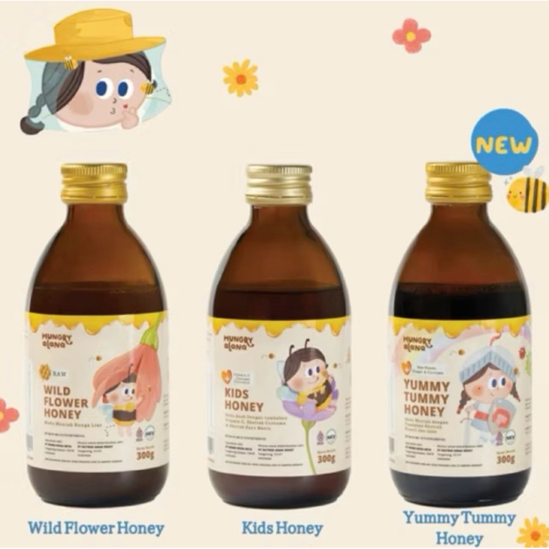 

[Ready stock] Hungry alana kids honey