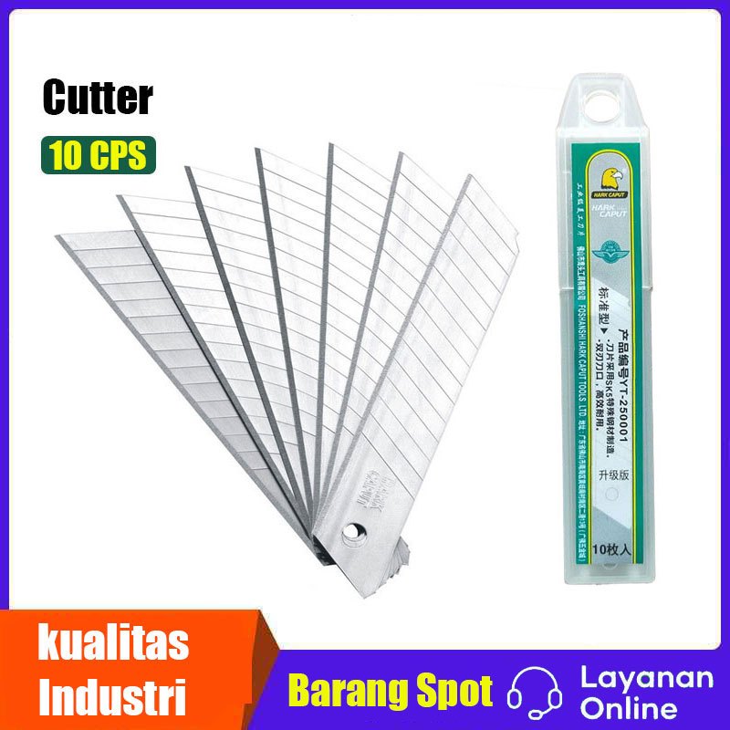 

HARGA GROSIR ( 1 BOX ) isi/ Refil Cutter Kecil 10Pcs (18mm)