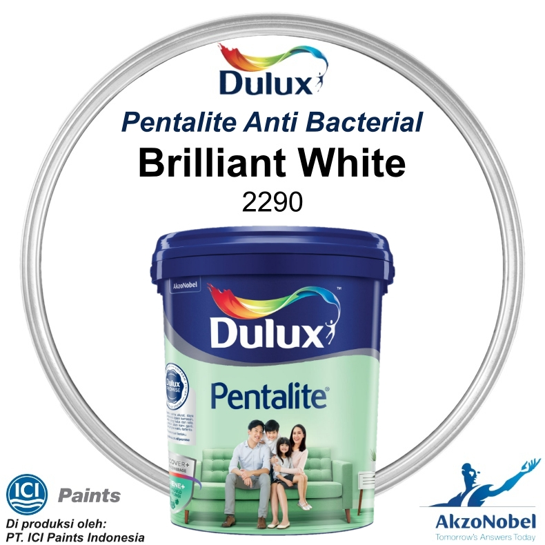DULUX PENTALITE AB 2290 BRILLIANT WHITE - 20 LT