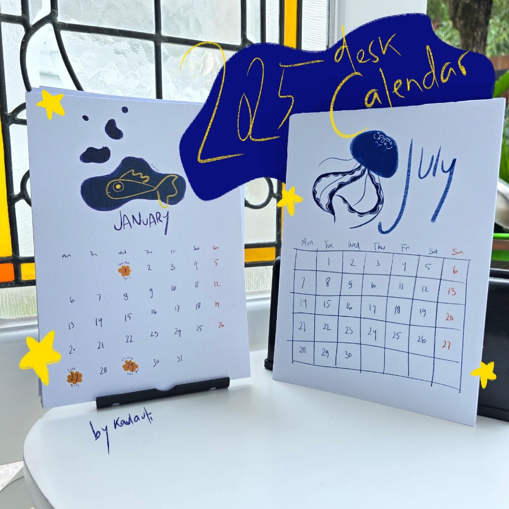 

Kalender Meja 2025 Desk Calendar by Kaulauli