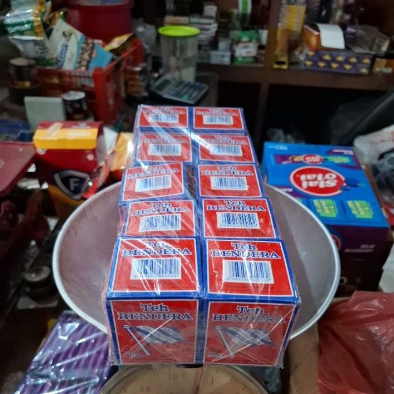 

Teh Bendera Bubuk isi 1 pack 10 kotak