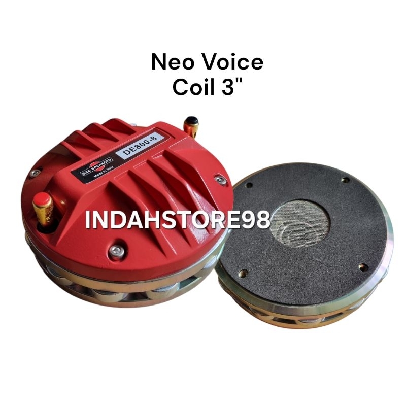 DRIVER TWEETER B&C DE 800 NEO COIL 3" TWEETER B&C DE800 NEODIUM