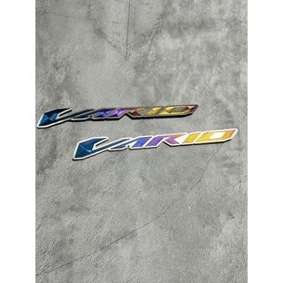 Emblem vario Titanium emblem body titanium Motor Honda Vario