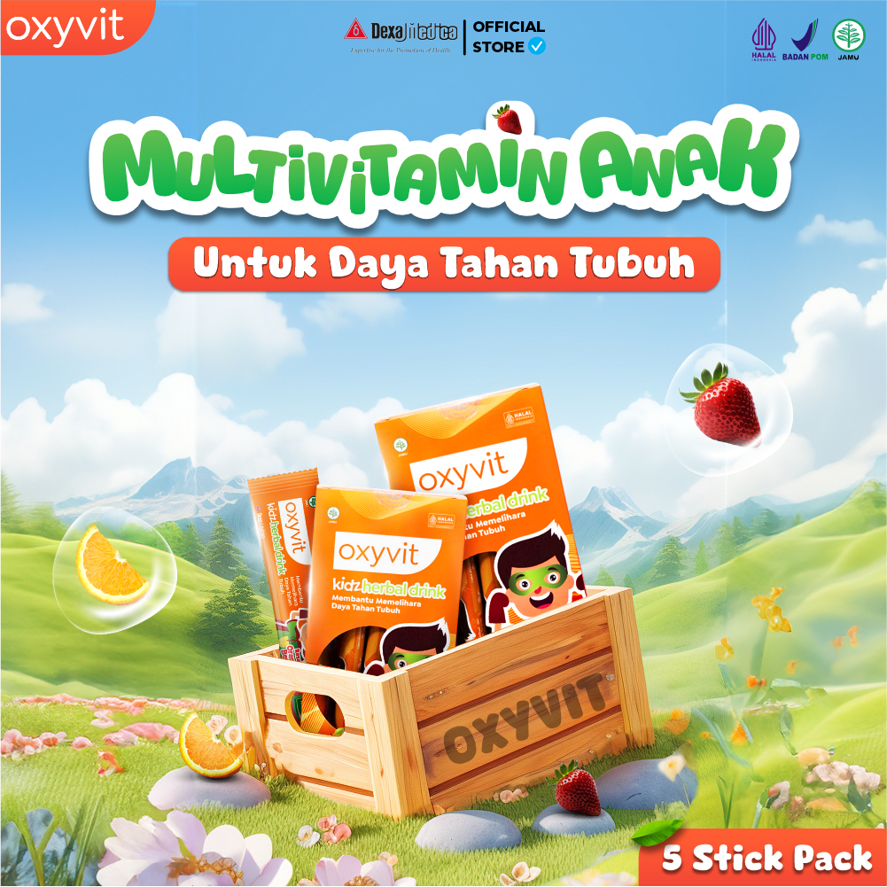 

1 Box Oxyvit Kidz Herbal Drink- Membantu Menjaga Daya Tahan Tubuh - Rasa Blackcurrant