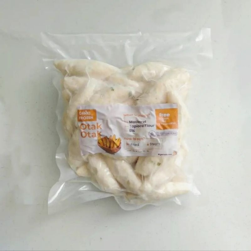 

Otak-otak 500 gr/1 kg Genki Frozen | Frozen Food | Gluten Free | Non MSG | 100% Premium Quality