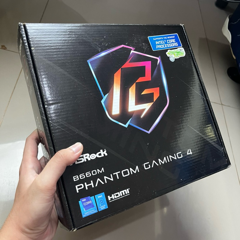 Motherboard Asrock B660M Phantom Gaming 4 (LGA 1700) DDR4 Second INTEL CPU