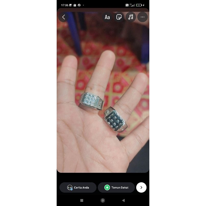 cincin perak cowo
