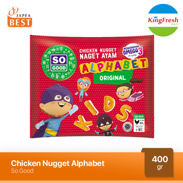 

So Good Alphabet Nugget 400 gram