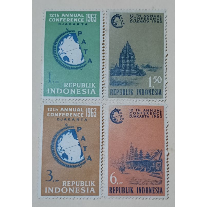 

Prangko Lawas Indonesia Set Komplit Konperensi P.A.T.A. THN 1963