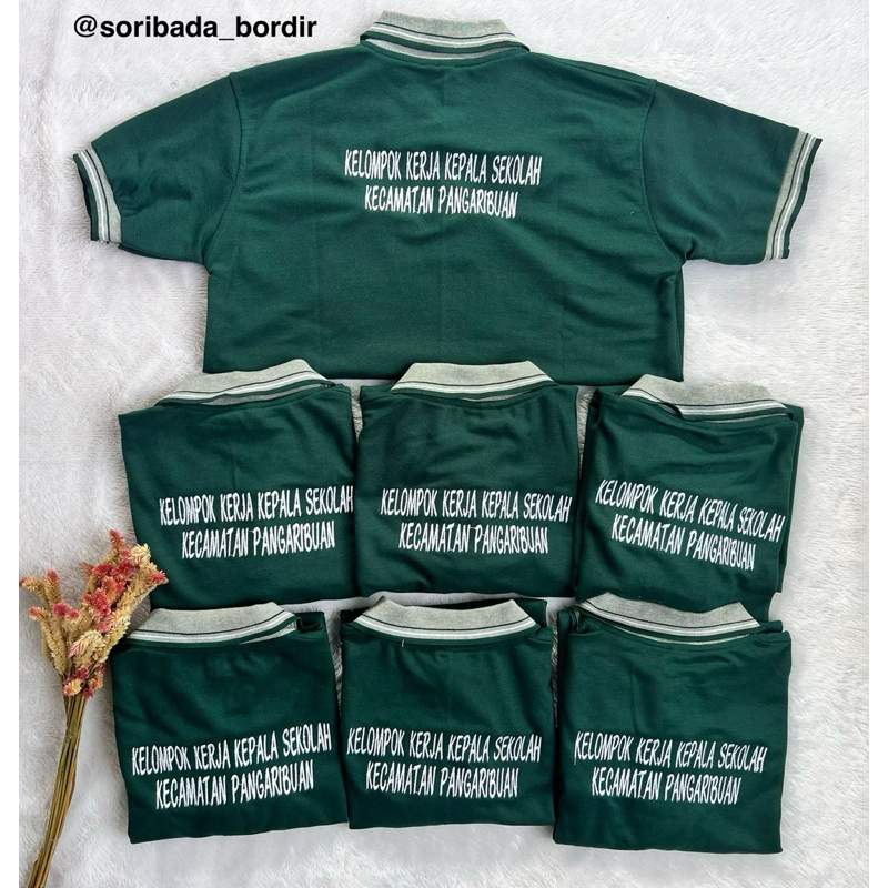 Bordir Seragam Kerja Keluarga | Bordir Kaos | Seragam Kaos | Bordir Baju | Bordir Kaos Murah