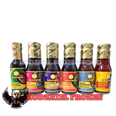 

Kikkoman Saus Botol 150ml & 300ml - All Variant Sauce Halal
