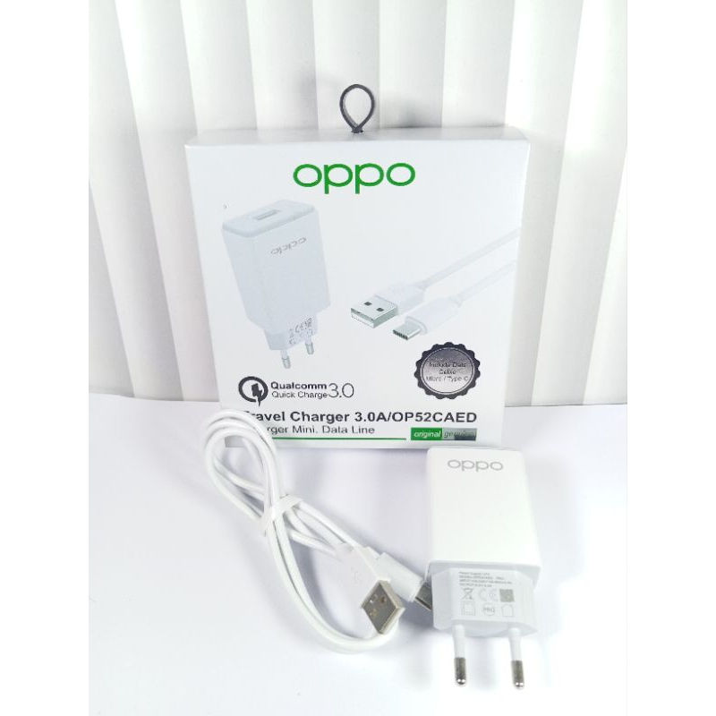 CHARGER CASAN HP OPPO A16/OPPO A53/OPPO A54/OPPO A77S/OPPO A5 2020 TIPE C TRAVEL CHARGER 3.0A/OP52CA