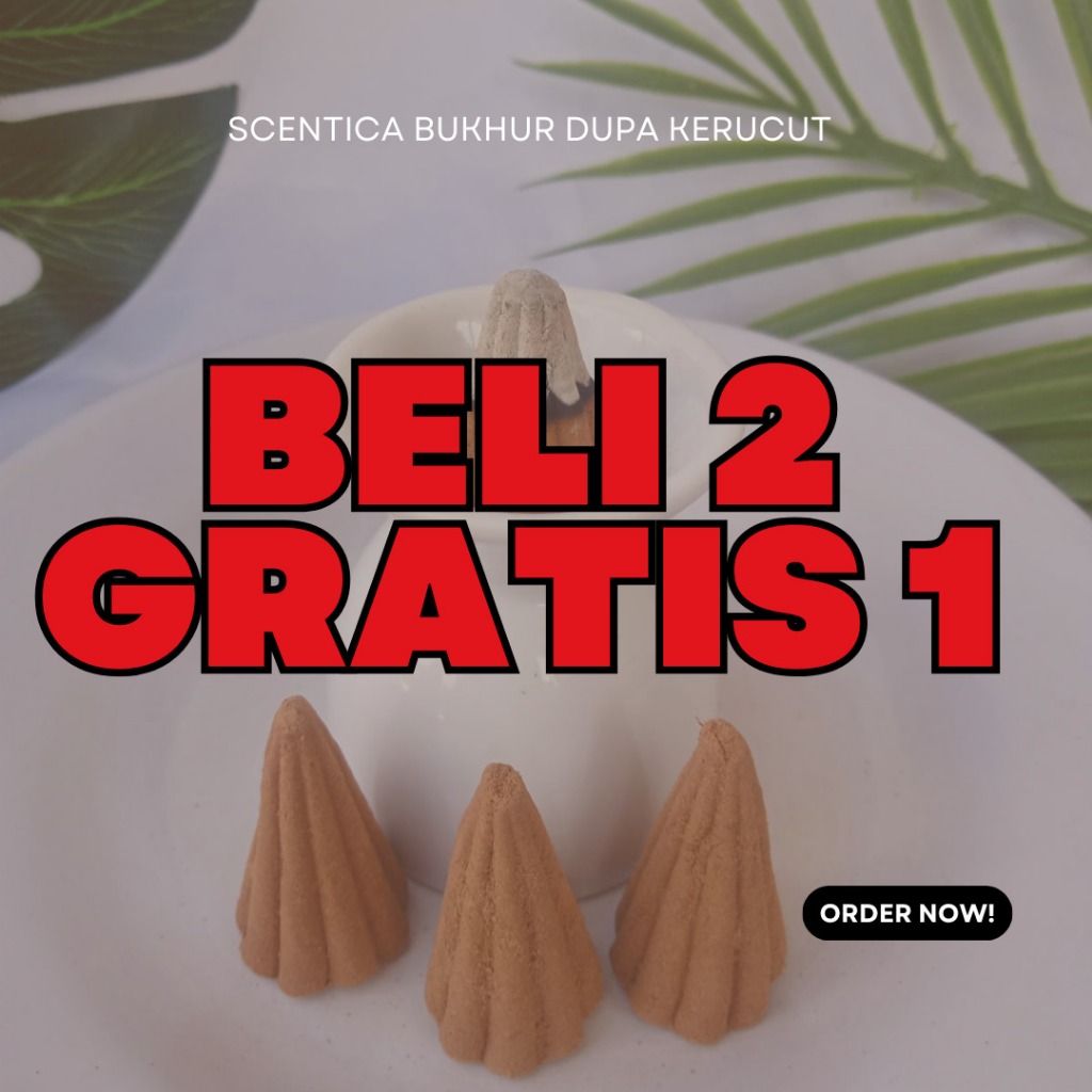 Scentika Dupa kerucut Asap Bawah, bukhur dupa bakar aromatherapy, pengharum ruangan, asap harum