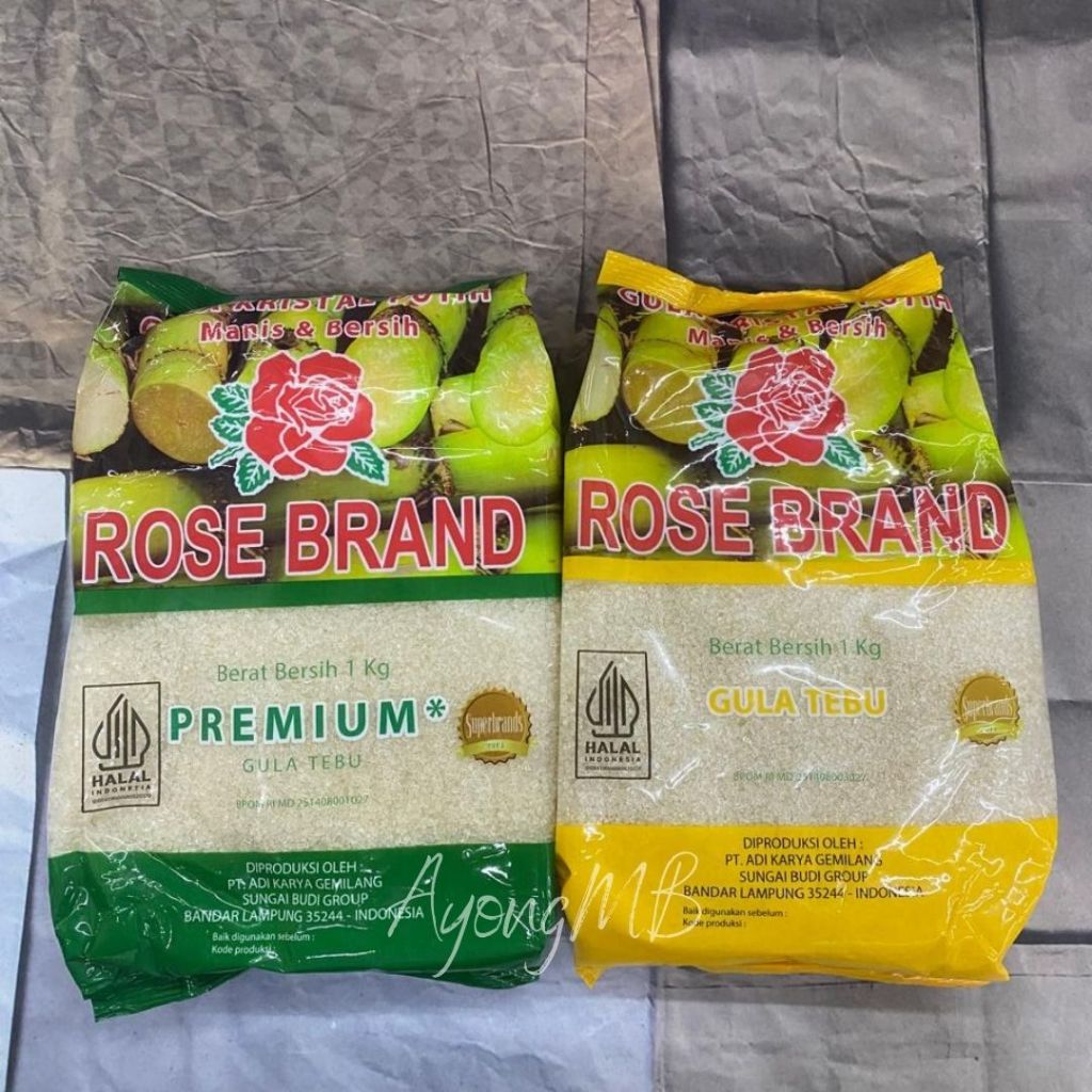 

ROSE BRAND GULA PASIR 1KG GULA TEBU / GULA PREMIUM