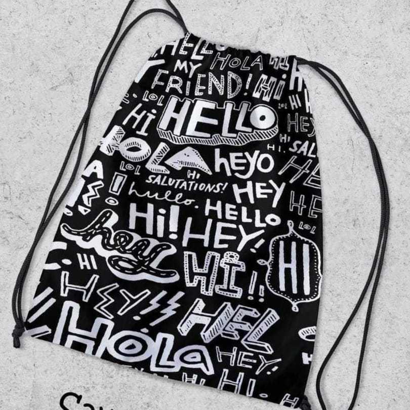 Tas Serut Anak Sekolah | Tas Serut Lucu, Nyaman untuk Anak Sekolah STRINGBAG waterproof