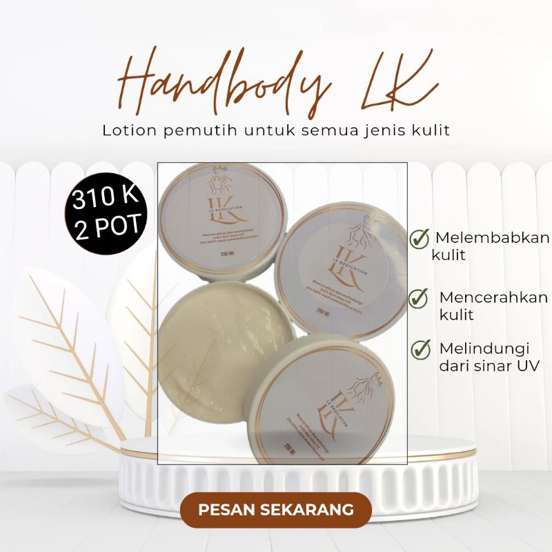 LK Body Lotion Paket Hemat 2 Pot