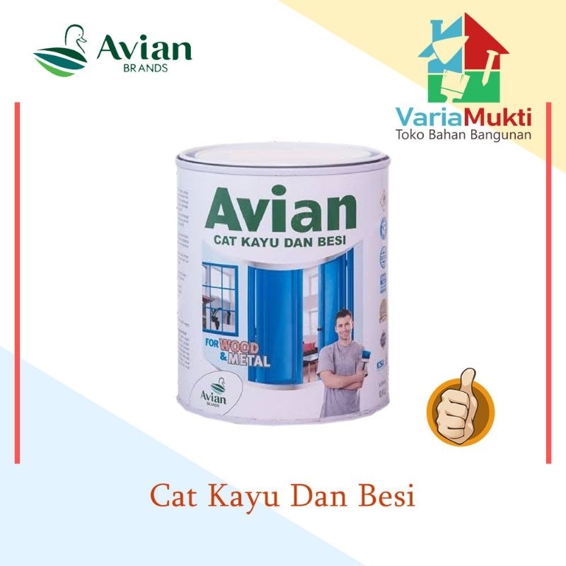Avian cat kayu dan besi 0,9 liter
