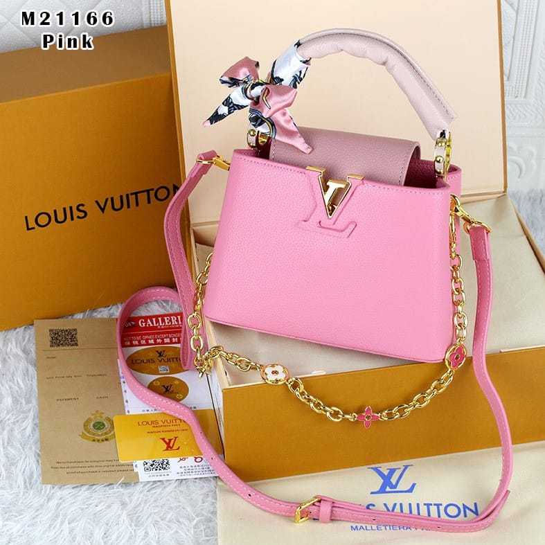 LV M21166 CAPUCINES MINI SCARLET MIRROR BAG