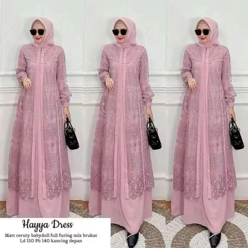 Wilona Dress Pesta Gamis