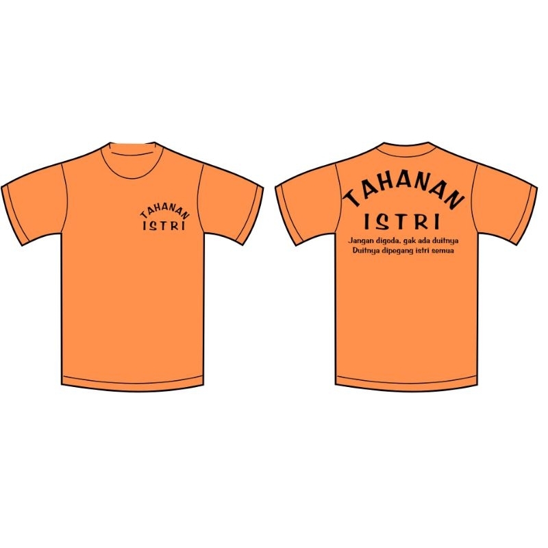Kaos Sablon New States Apparel Premium Tahanan Istri Baju Tahanan Istri
