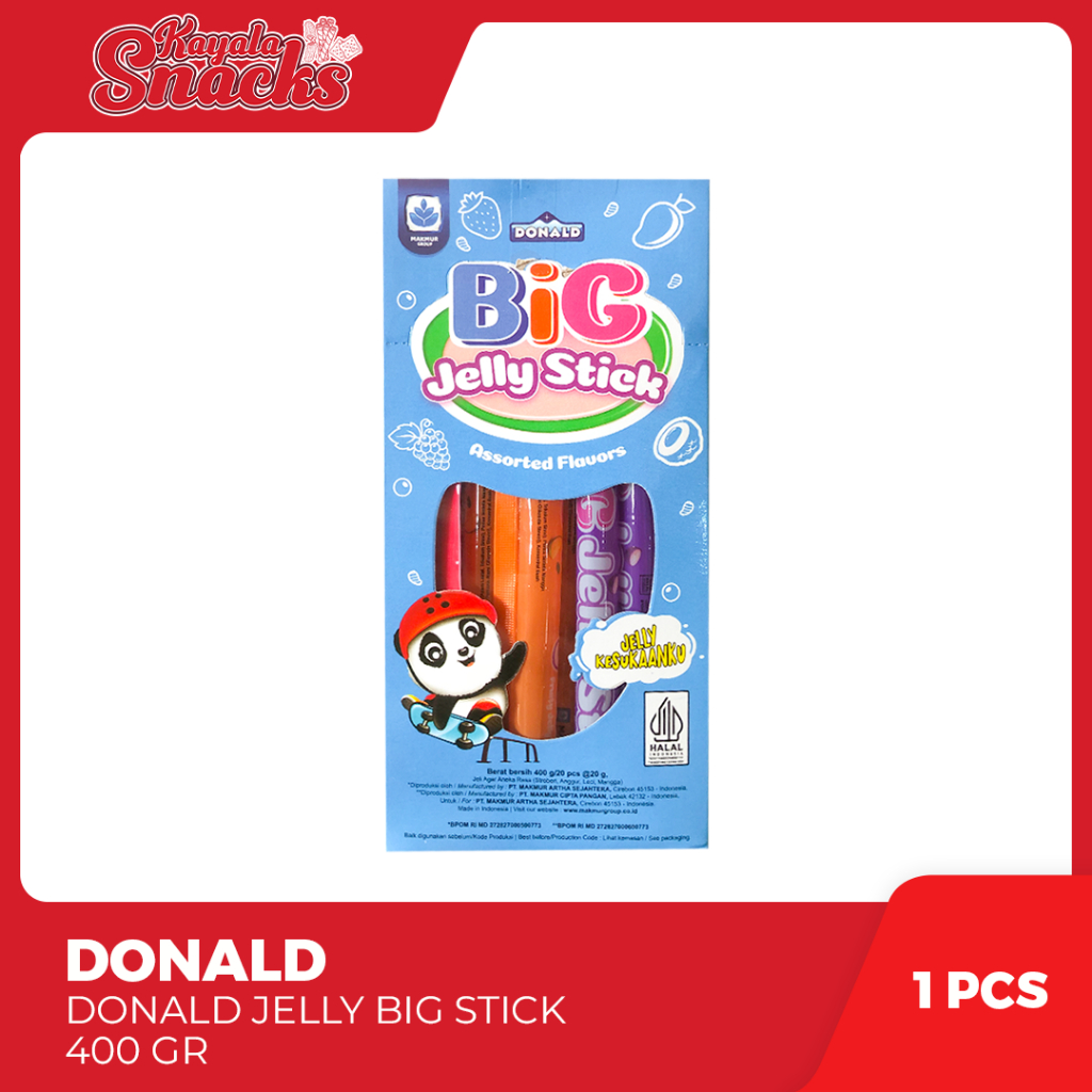 

DONALD Jelly Big Stick 20gr - 1 Box x 20 Pcs