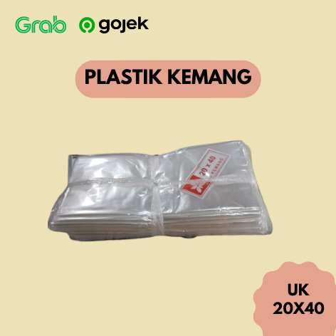 Plastik Cap Kemang - Plastik PP Tahu Tipis Ukuran 20x40 Isi 5 Pak (1 ikat)