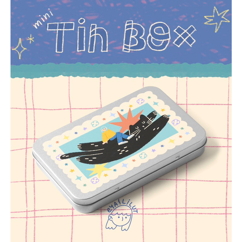 Mini Tin Box | Eya & Lilut | Kotak Kaleng | Kotak Besi | Kotak Penyimpanan | Tin Case
