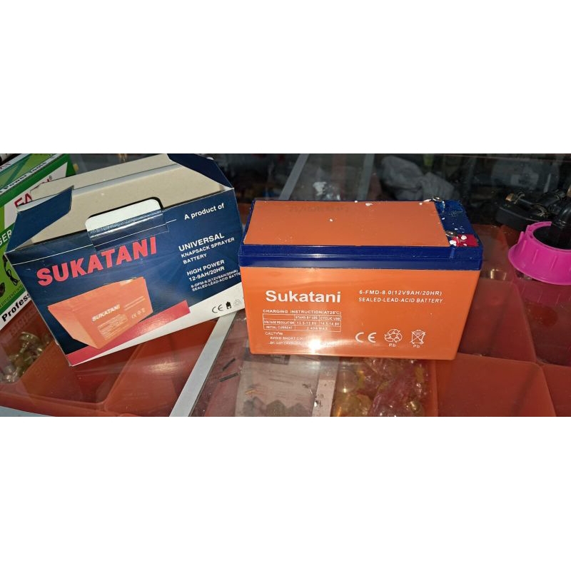 baterai tangki sprayer elektrik 9A sukatani