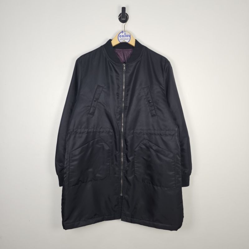 jacket panjang parka down dacron INDICODE winter musim dingin second preloved