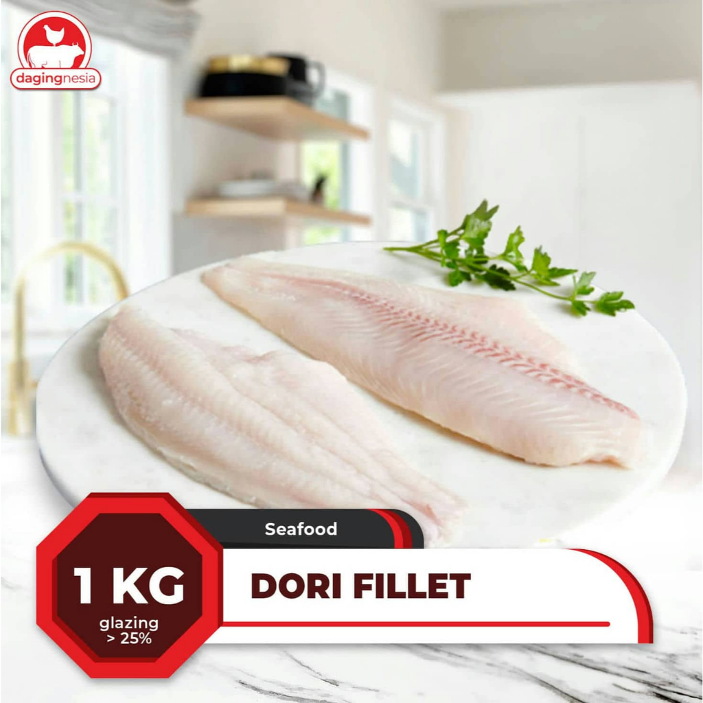 

Daging Fillet ikan dori/ dory 1kg kualitas Super premium