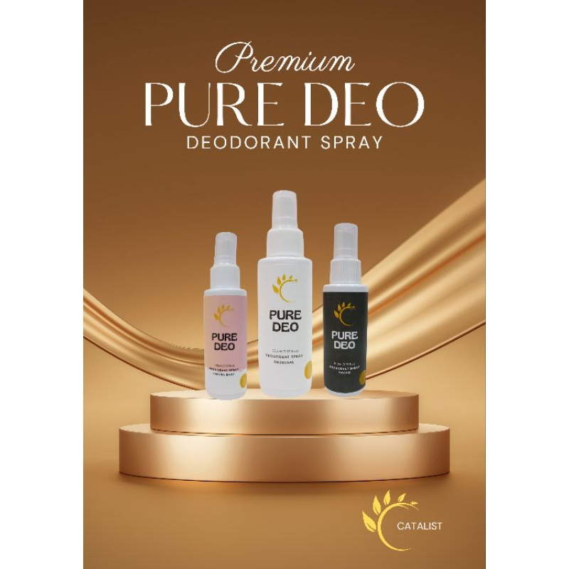 pure deo MACHO deodorant spray terbaik untuk pria anti bau badan alami