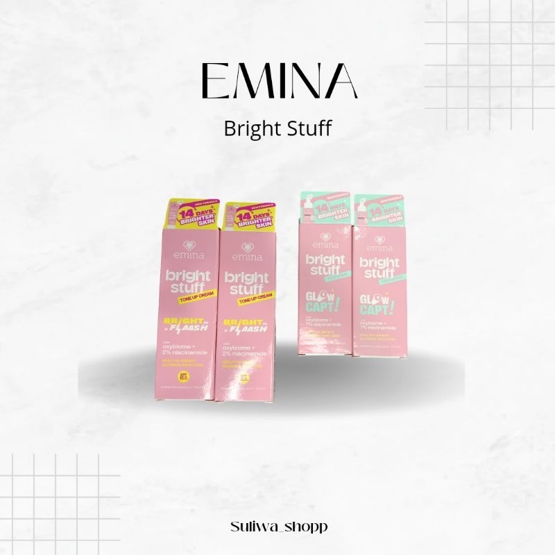 EMINA BRIGHT STUFF FACE SERUM & TONE UP CREAM