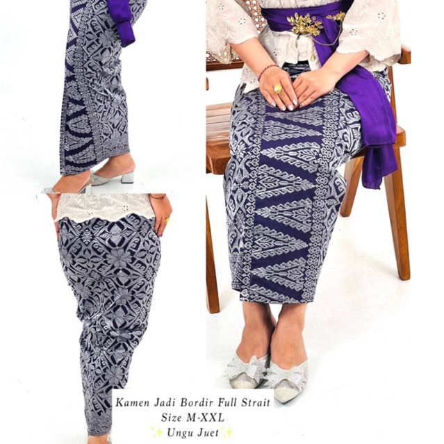 DONAKEBAYABALI | KAMEN JADI BALI BORDIRAN SONGKET KEKINIAN