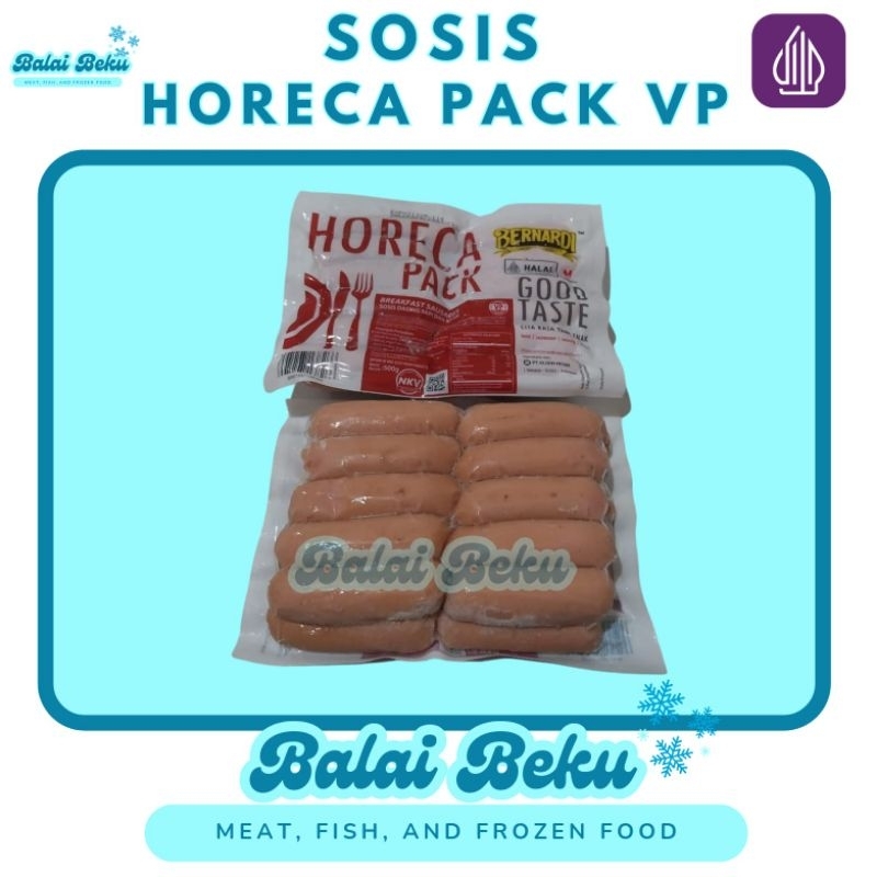 

Sosis Bernardi / Sosis Horeca Pack VP 500 Gram / Sosis Sapi / Sosis Bakar / Grill / BBQ / Surabaya