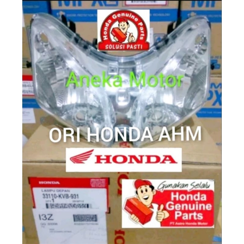 33110 KVB 931 AHM Reflektor Lampu Depan Honda Vario 110 Karbu Original AHM