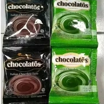 

Chocolatos drink 1renteng isi 10 sachet minuman cocolatos dan matcha latte