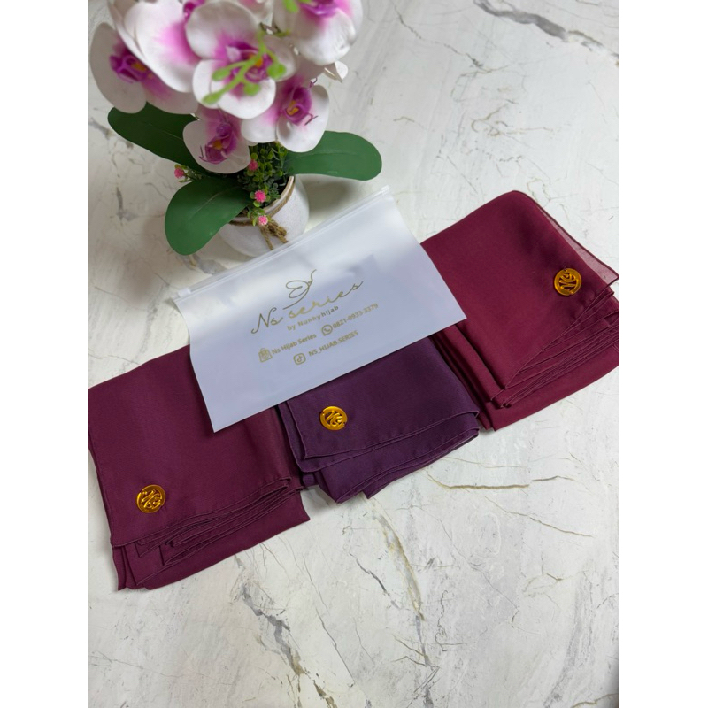 Ns Hijab Series Merah, Maroon & Burgundy