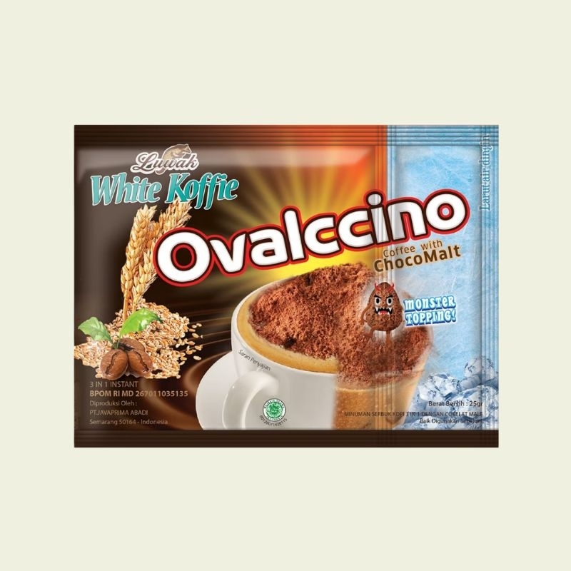 

Kopi Luwak White Ovalccino Chocomalt