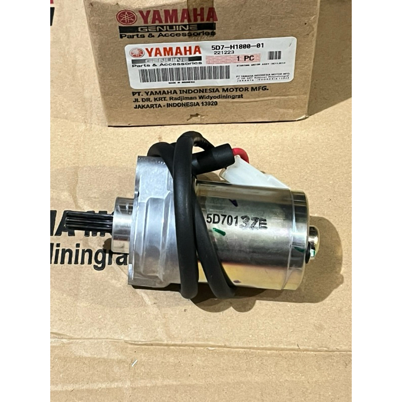 DINAMO STATER ASSY 5D7 VIXION R15 MX KING XABRE ORIGINAL YAMAHA ORI YGP DYNAMO STARTER KOMPLIT KABEL