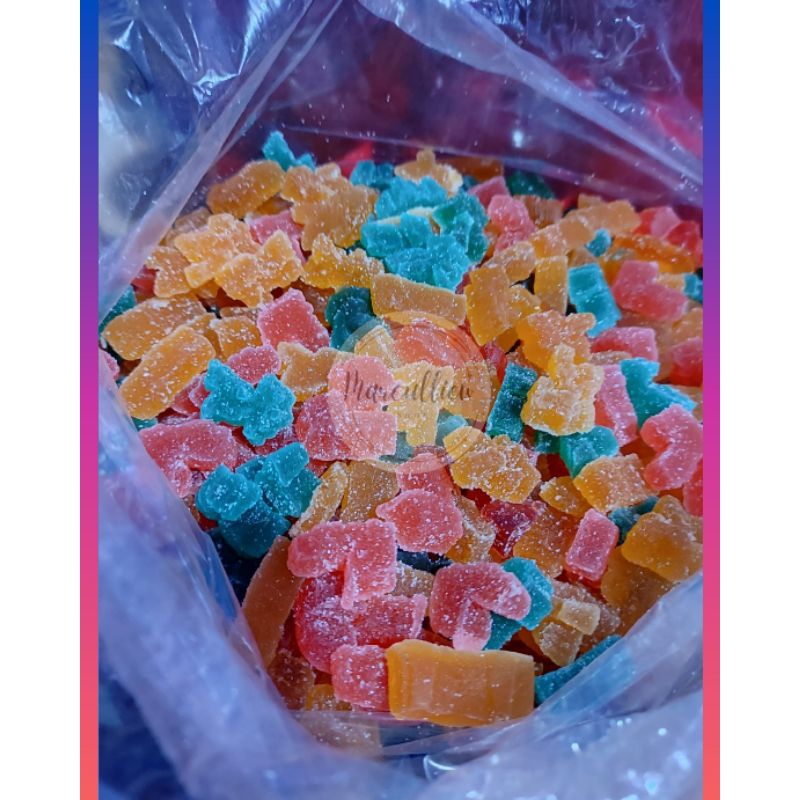 Nyimas_Pawom Permen Jelly Gummy Kiloan Bergula Enak 1Kg
